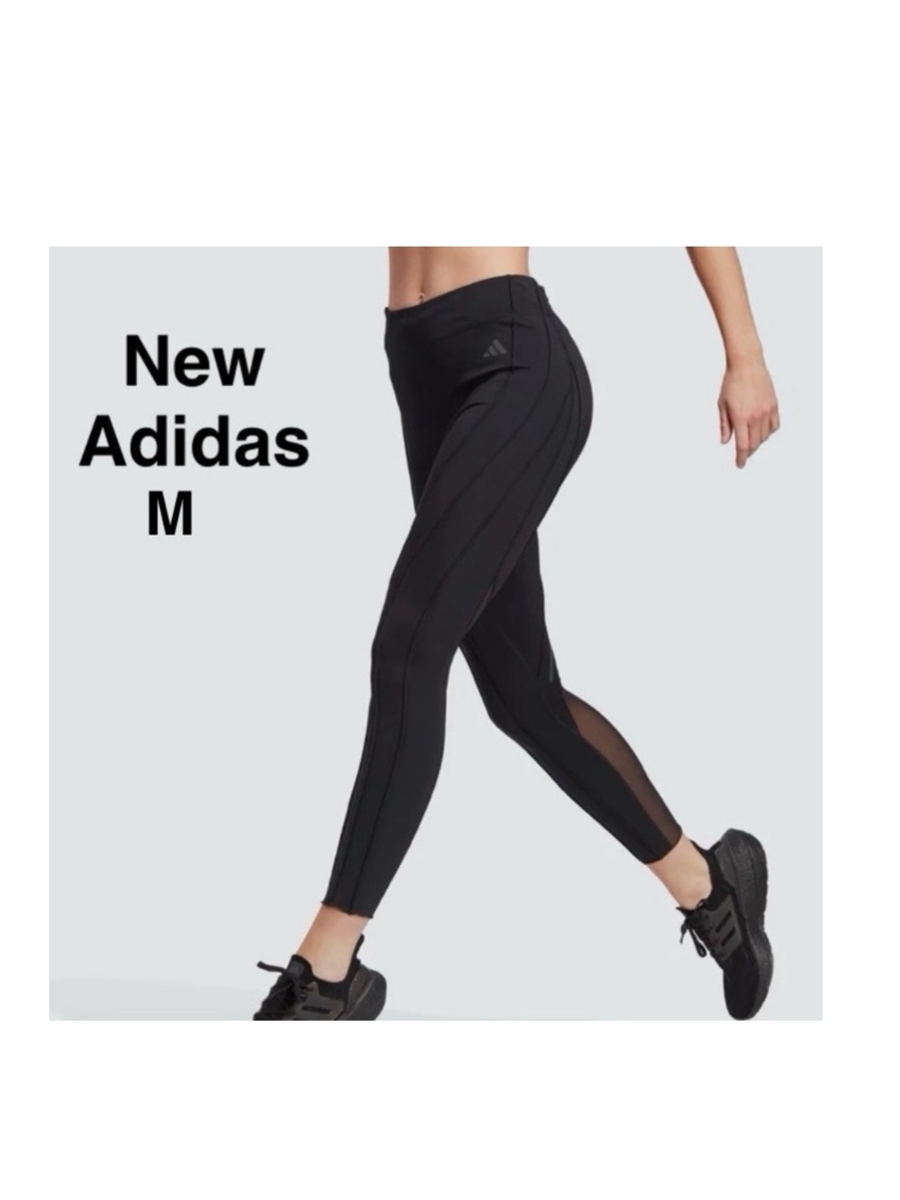 New ADIDAS Women's Collective Power Fastimpact 7/8 Leggings Size M black ⭐️⭐️⭐️